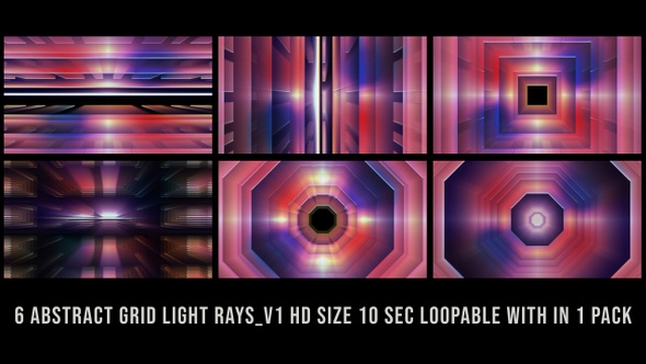 Abstract Grid Light Rays Pink Pack V01