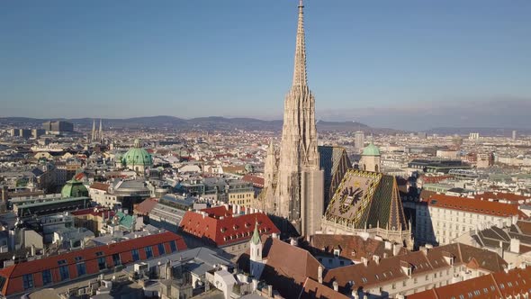Aerial View of St. Stephen's Cathedral alt