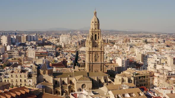 Aerial View of Murcia Cathedral alt