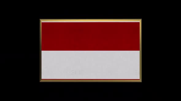 Indonesia 3D Flag alt