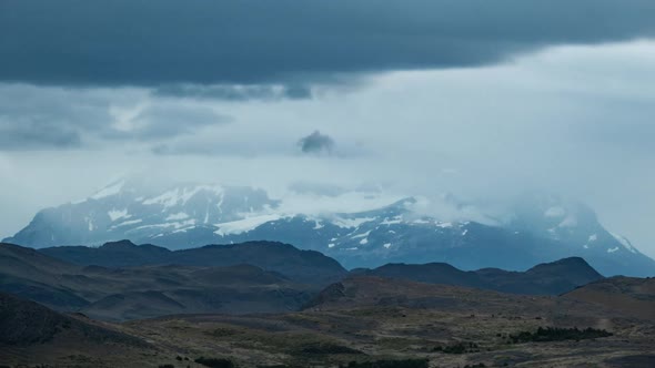 The Mountains of Torres Del Paine Before the Storm