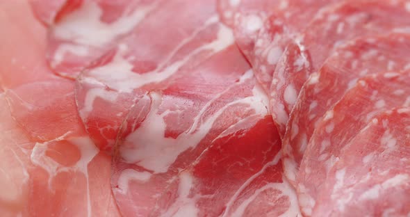 Salami and sliced ham alt