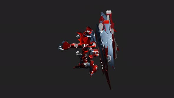 Combat robot with style Look Over Shoulder alt