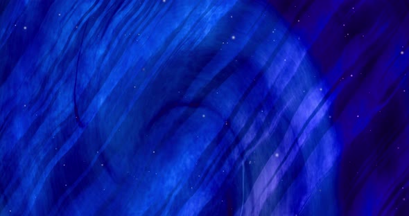 Abstract blue background animation. Liquid blue background. Beautiful digital painting movie,