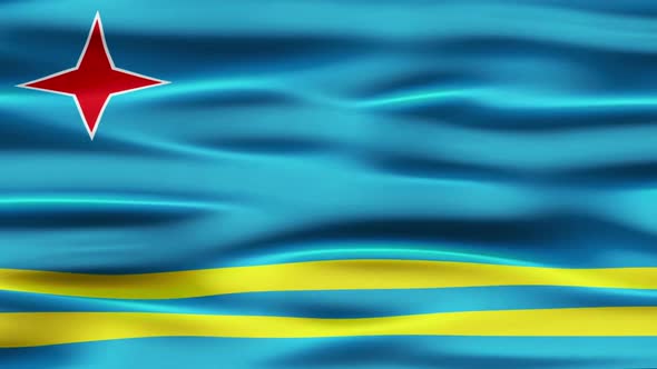 Aruba Flag Waving alt
