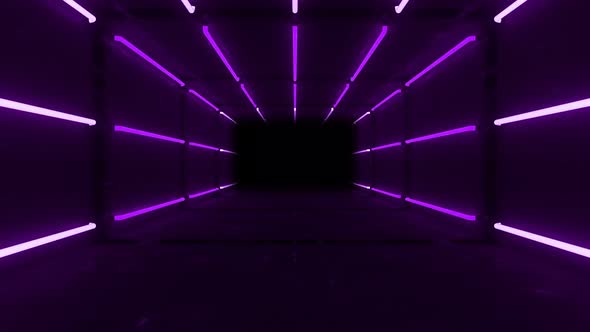 Neon Tunnel 4K