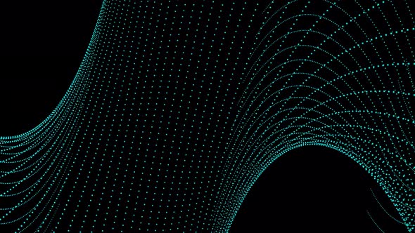 particle wave background animation. Vd 1179