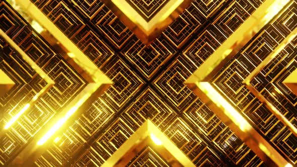 Golden Anniversary Wall In Art Deco Style 01 HD alt