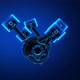Holographic Car Engine Piston - VideoHive Item for Sale