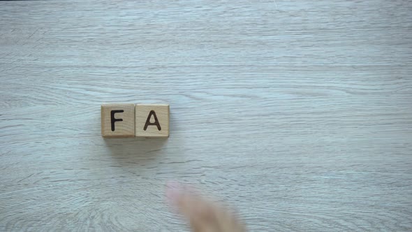 Family, Hand Putting Word on Wooden Cubes Wife Husband and Children Togetherness alt
