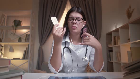 Online Prescription Medicine Consultation Woman alt