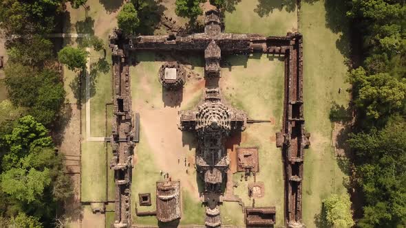 Phanom Rung Historical Park Aerial View in Buriram, Thailand alt