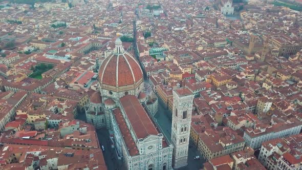 City and Cathedral of Santa Maria Del Fiore. Florence, Tuscany, Italy alt