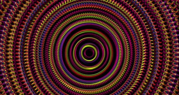 Abstract colorful circular lines animation alt