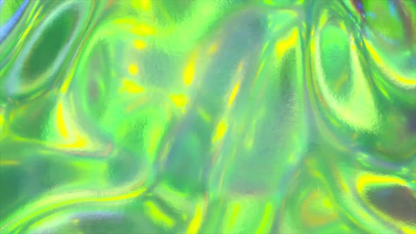 Surface of Liquid Soap with Changing Rainbow Holographic Colours alt