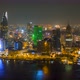 Aerial Hyper Lapse of Downtown Sai Gon - Ho Chi Minh city, Viet Nam - VideoHive Item for Sale