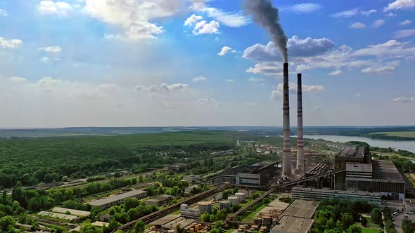 Industrial territory among nature alt