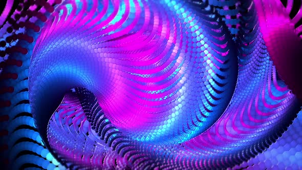The fractal psychedelic vortex of the abstract spiral is a 3D abstract slide-out.