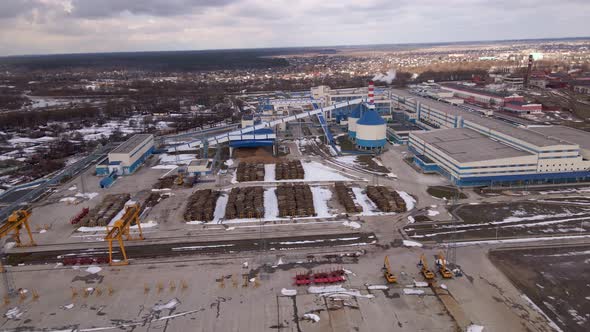 Modern Plant Aerial View alt