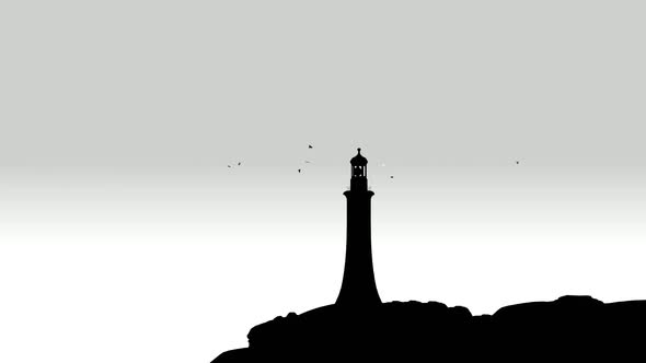 Silhouette Lighthouse alt