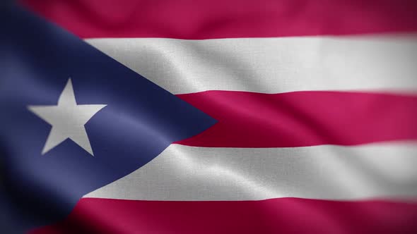Puerto Rico Flag Textured Waving Front Background HD alt
