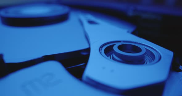 Interior of a Hard Disk Drive alt