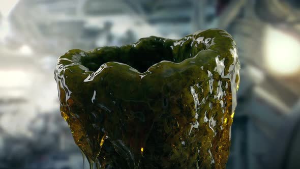 Slimy Alien Cocoon In Lab alt