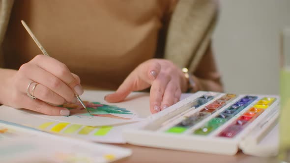 Young Graphic Designer Working on Modern Desktop Computer While Using Graphic Tablet at Desk in the alt