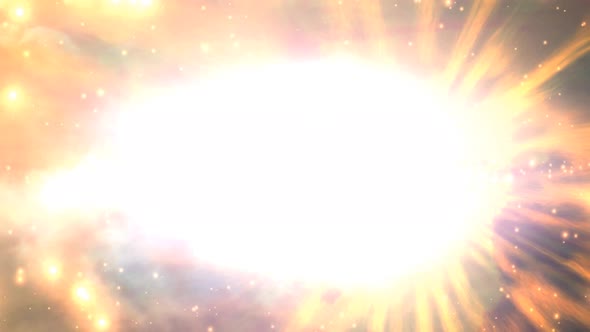 Sun Shining Mixed Clouds Skies Loop Background alt