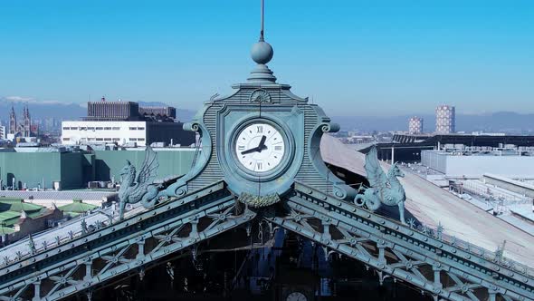 Santiago Chile. Cityscape downtown district of capital city of Chile. alt