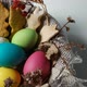 Easter Basket with Eggs Cake Dried Flower Reveal - VideoHive Item for Sale