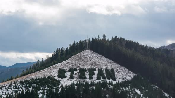 Timelapse at Dealul Crucii, Putna Monastery alt