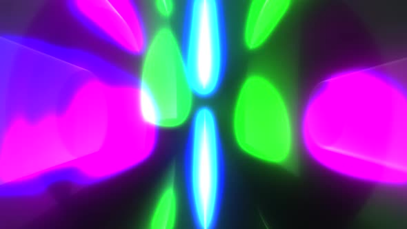 Abstract Neon Glow Psychedelic Light Speed Animation Colorful Light Trails 4K Seamless Loop Tunnel alt