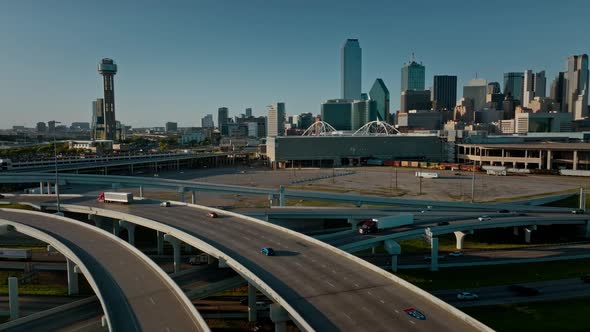 Aerial View of Dallas Texas alt