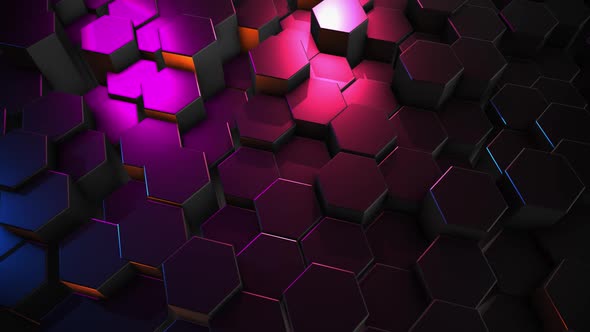 Hex Cubes Background