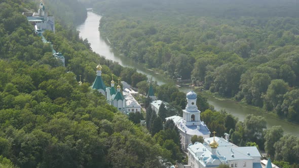 Svyatogorsk Lavra Donetsk Region Ukraine alt