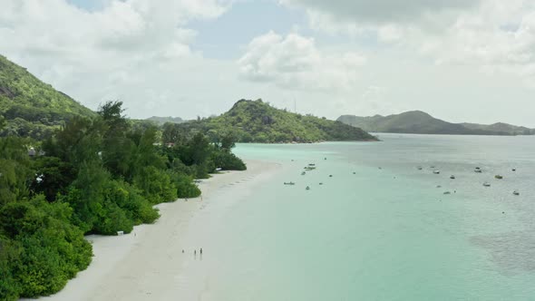 Aerial View of Seychelles alt