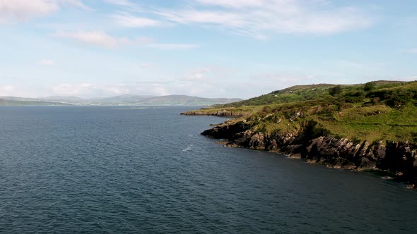 Aerial View of Lough Swilly in County Donegal  Ireland alt