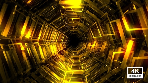 Vj Golden Tunnel 4K 02 alt