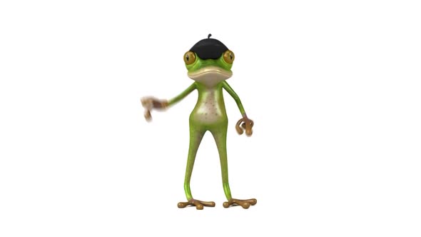 Fun 3D cartoon french Frog dancing, Motion Graphics | VideoHive