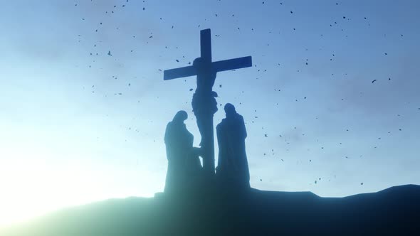 Crucifixion And Particles  alt