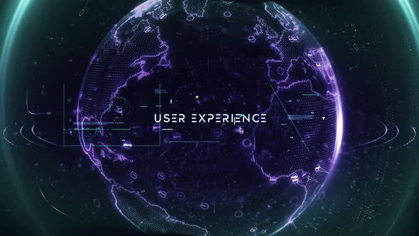 Digital Data Particle Earth User Experience alt