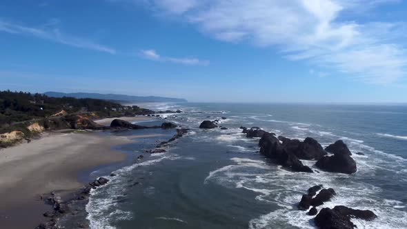 Ocean Beaches Oregon 4k