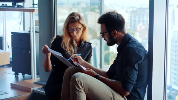 Office Teamwork Colleague Toughether Coworking.Employee Assistance Career Chat In Office. alt