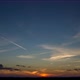 Sunset and Airplane in Sky - VideoHive Item for Sale