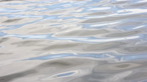 Background of silver blue water waves