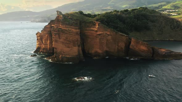 Rocky Islet of Vila Franca Do Campo Sao Miguel Island Azores Portugal alt