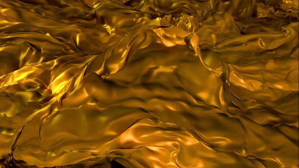 Fluid Gold Abstract Background