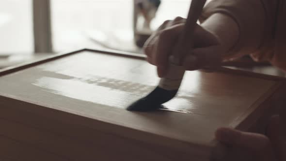 Carpenter Painting Wood Handicraft alt