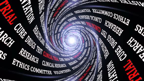 Clinical Trial Keywords on the Tunnel Walls, Loopable